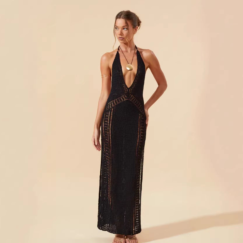 Damen Maxi-Strandkleid R&B