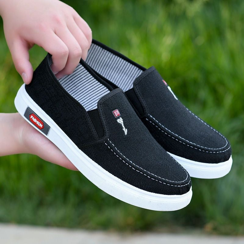 Damen Sportliche Slip-On Sneakers mit elastischem Einstieg und atmungsaktivem Obermaterial R&B
