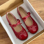 Damen Ballerinas mit dekorativen Schleifen und komfortablem Fußbett R&B