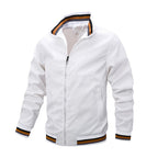 Herren elegante Bomberjacke mit stark isolierendem Innenfutter R&B