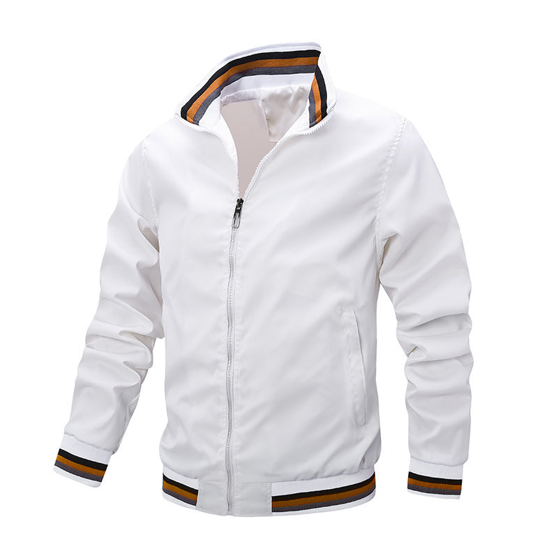 Herren elegante Bomberjacke mit stark isolierendem Innenfutter R&B