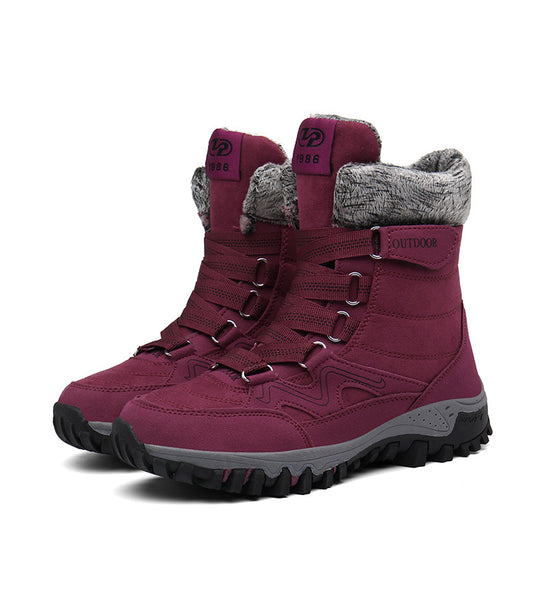 Damen Wasserdichte Winterstiefel mit Fleece-Innenfutter R&B