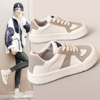 Damen Sportliche Sneakers mit kontrastierenden Materialien R&B