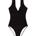 Damen Elegant geschnittene Badeanzug mit knotenfreiem Design R&B