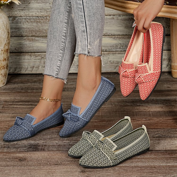 Damen Atmungsaktive und modische Slip-On Ballerinas R&B