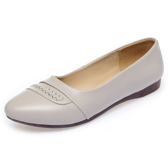 Damen Elegante Ballerinas mit modischem Flecht-Detail und flexiblem Fußbett R&B