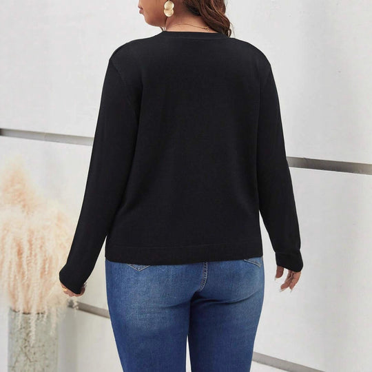 Damen Strickjacke mit hochwertigen Knopfdetails und bequemer Passform R&B