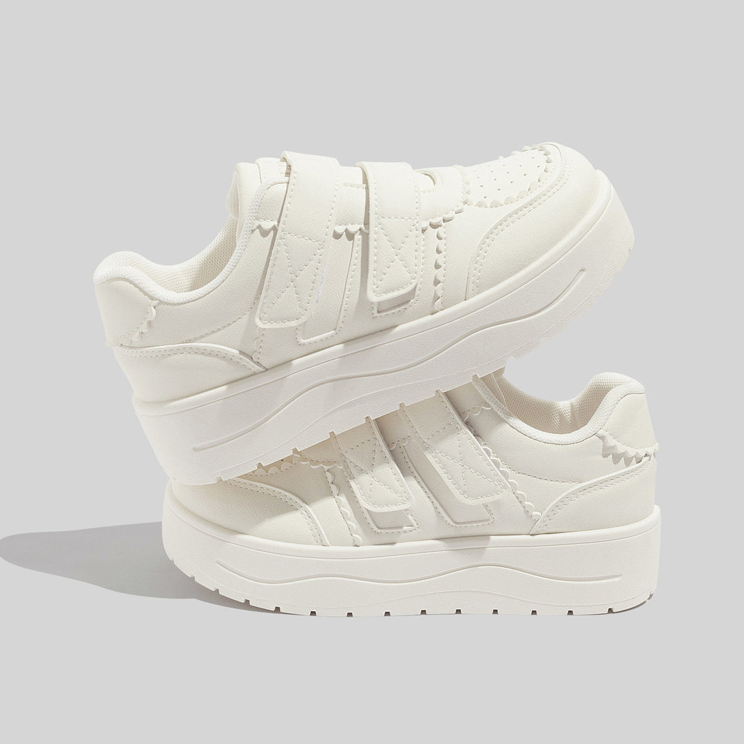 Damen Sportliche Sneaker mit Klettverschluss R&B