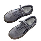 Damen Sportliche Sneakers aus hochwertigem Wildleder mit bequemer Schnürung