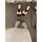 Damen bequeme Zehensandalen mit elegantem geflochtenem Design R&B