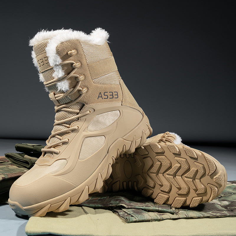 Herren Wasserdichte Winterstiefel mit isolierender Fütterung und rutschfester Sohle R&B
