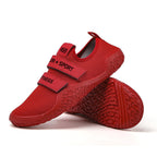 Damen nan atmungsaktive Klett-Sneaker mit flexibler rutschfester Gummisohle R&B