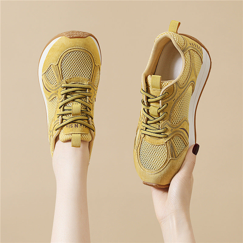 Damen Atmungsaktive Freizeitsneaker mit stoßdämpfender Sohle R&B