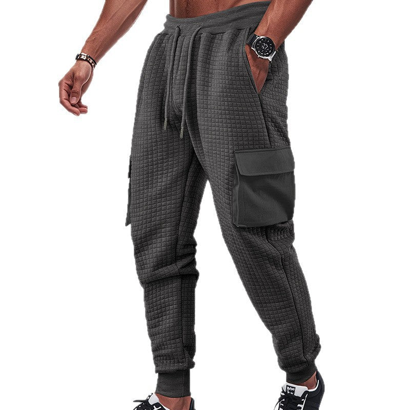 Herren Cargo-Jogginghose mit elastischem Bund und zahlreichen Taschen R&B