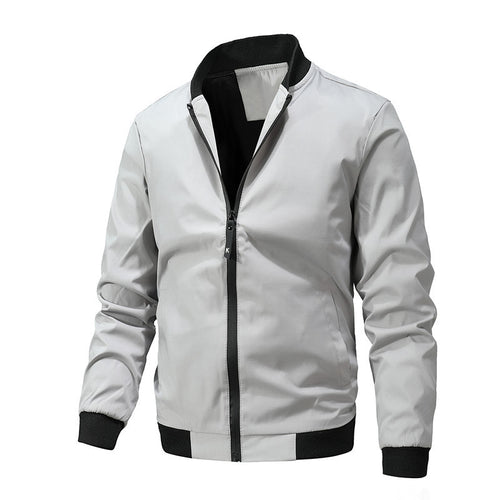 Herren stylische Übergangsjacke mit elastischen Ärmelbündchen und atmungsaktiven Materialien R&B