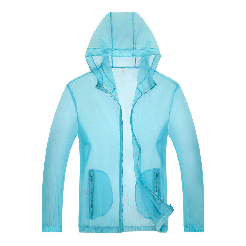 Herren ultraleichte Regenjacke mit verstellbarem Kapuzenbereich und reflektierenden Elementen R&B