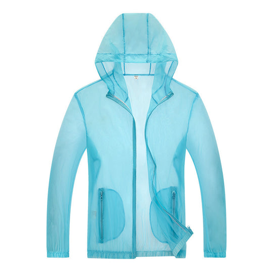 Herren ultraleichte Regenjacke mit verstellbarem Kapuzenbereich und reflektierenden Elementen R&B