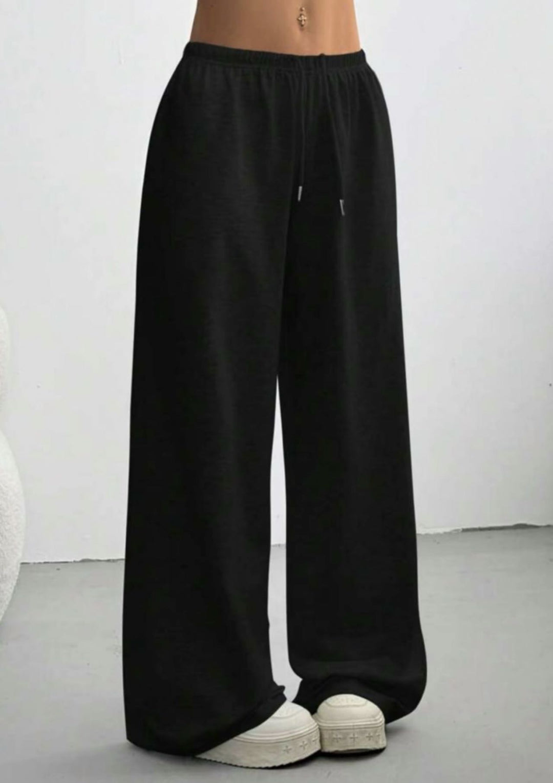 Damen Weite Sweatpants mit elastischem Bund R&B