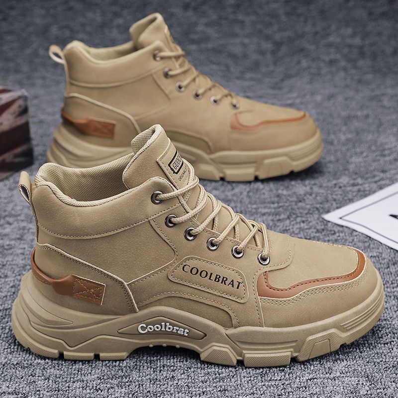 Herren Modische Winterstiefel mit rutschfester Sohle und warmem Innenfutter