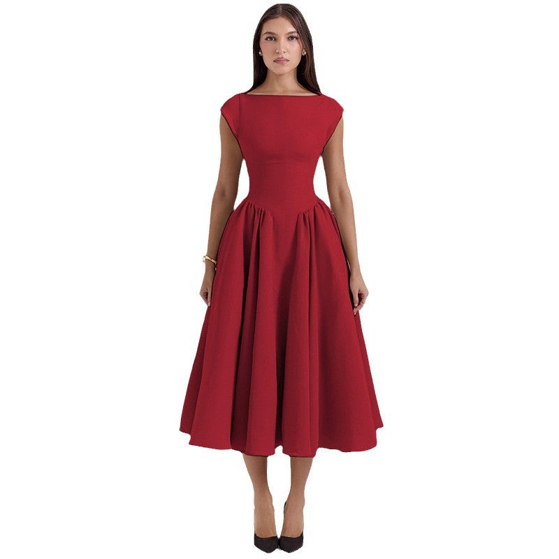 Damen Cocktailkleid mit schickem A-Linien-Schnitt und eleganter Taillierung R&B