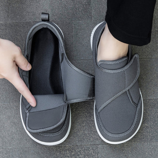 Damen Bequeme Slip-On Sneakers mit atmungsaktivem Mesh-Obermaterial R&B