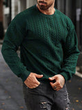 Herren Strickpullover mit strukturiertem Muster