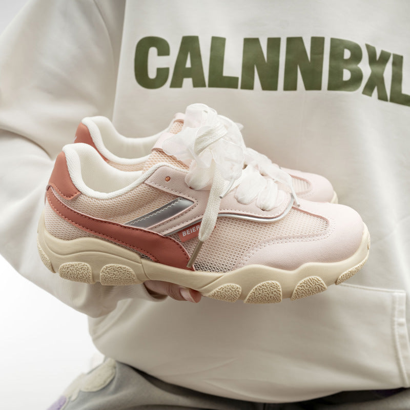 Damen Sportliche Sneakers mit atmungsaktiver Mesh-Konstruktion und weicher Dämpfung