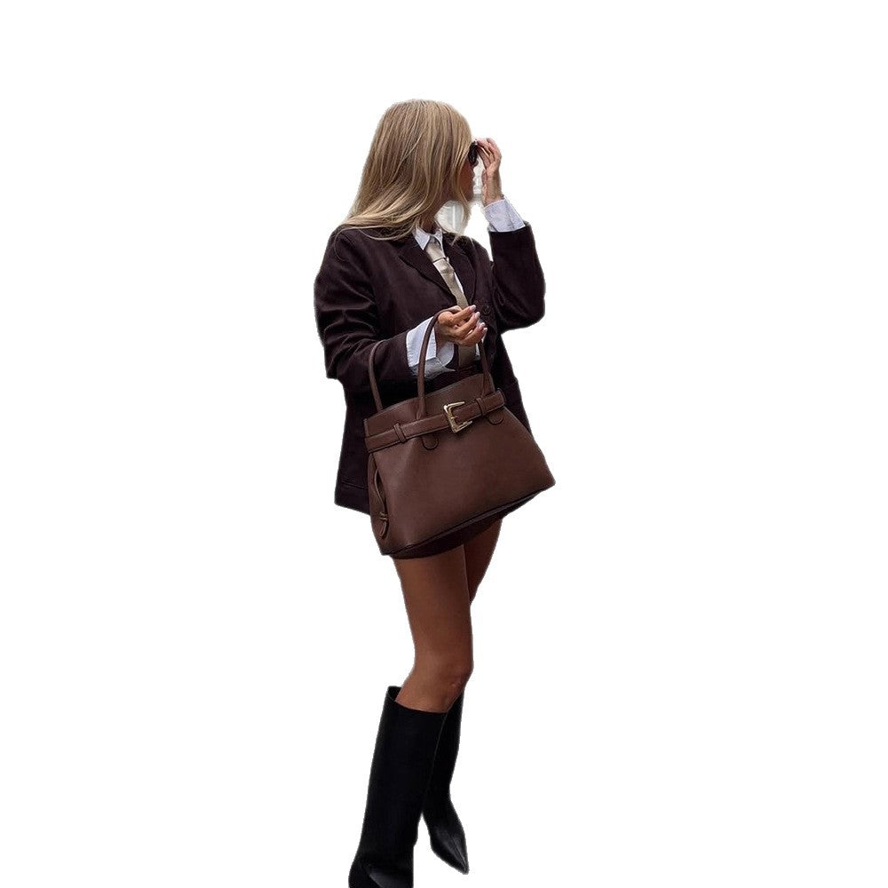 Damen modisches Blazer mit strukturiertem Design R&B
