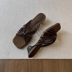 Damen Sandalen mit elegantem Flecht-Design und komfortablem Plateau