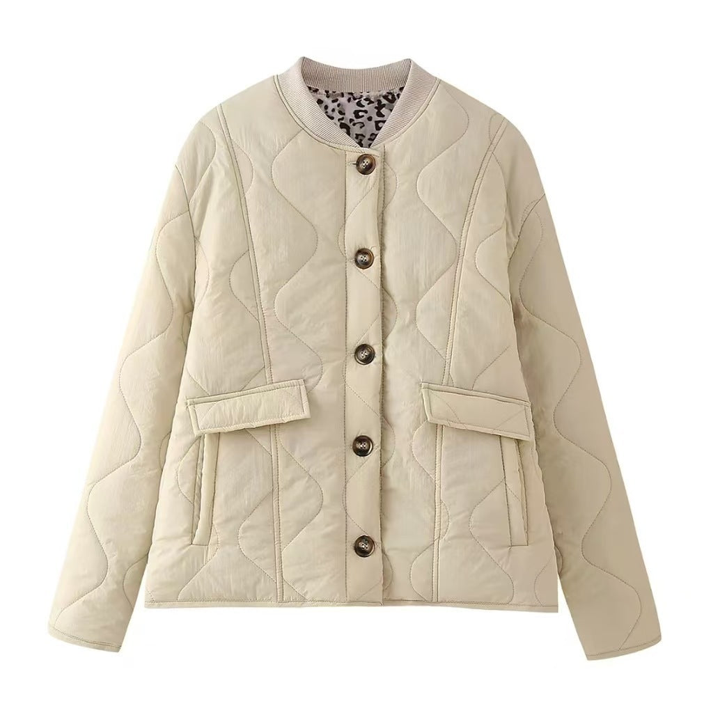 Damen gesteppte Winterjacke R&B