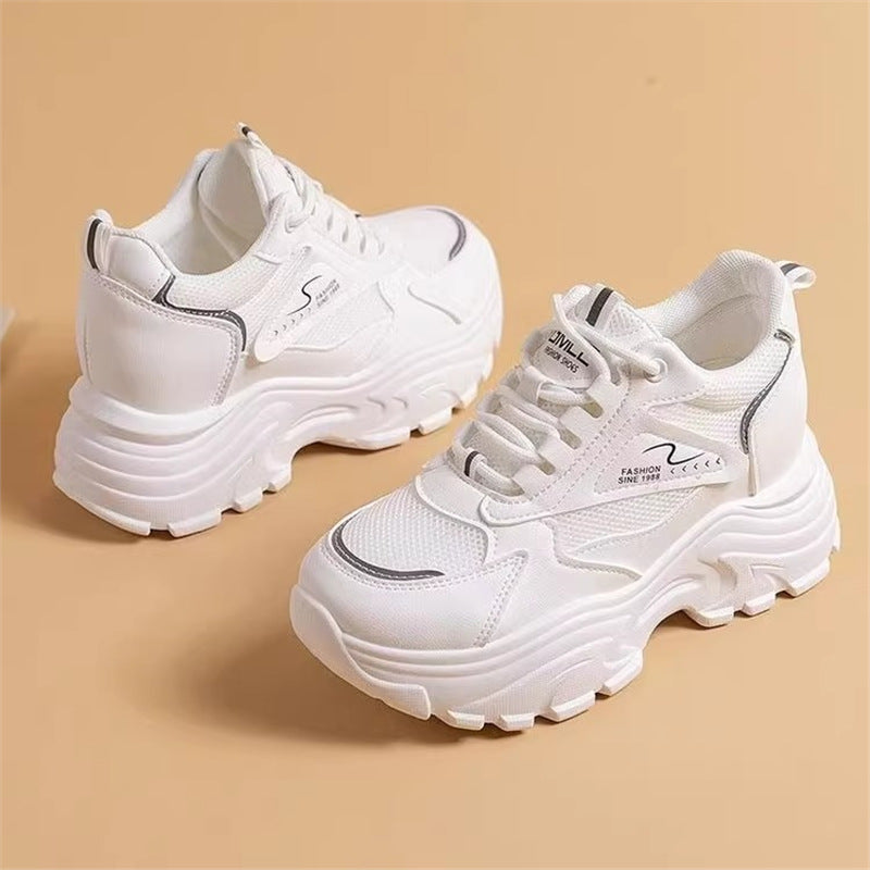 Damen Sportliche Chunky Sneakers mit gepolsterter Sohle und atmungsaktivem Obermaterial R&B