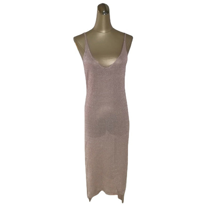 Damen Freizeit Maxikleid mit seitlichem Schlitz R&B