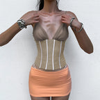 Damen Korsettbluse R&B