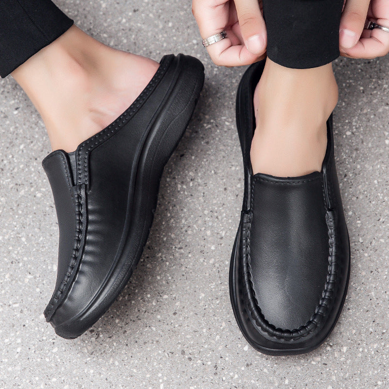 Damen Bequeme Slipper aus hochwertigem Leder R&B