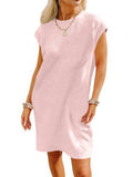 Damen Lockeres Sommerkleid mit strukturiertem Design und schickem Schnitt R&B