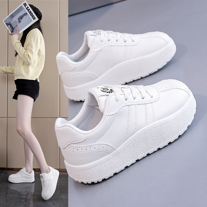 Damen Komfortable Sneaker mit dicker Laufsohle und elegantem Design R&B