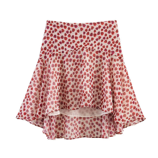 Damen Crop-Top im fruchtigen Design mit elegantem Wickelverschluss R&B