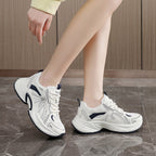 Damen Hochwertige Sport Schnürschuhe mit Atmungsaktivem Mesh und Dämpfungssystem R&B