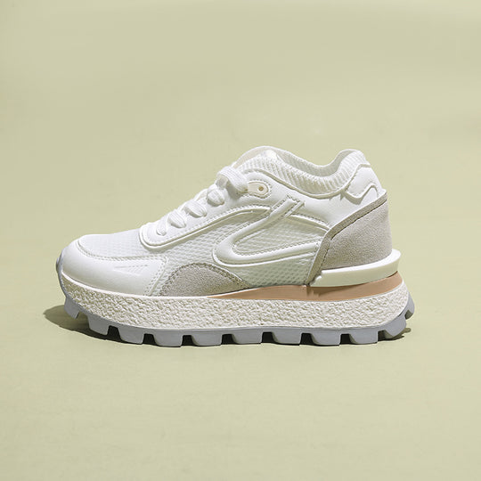 Damen sportliche Sneakers mit atmungsaktiver Mesh-Oberfläche und dämpfendem Sohlenprofil R&B