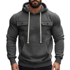 Herren Kapuzenpullover mit praktischen Pattentaschen und modernem Design R&B