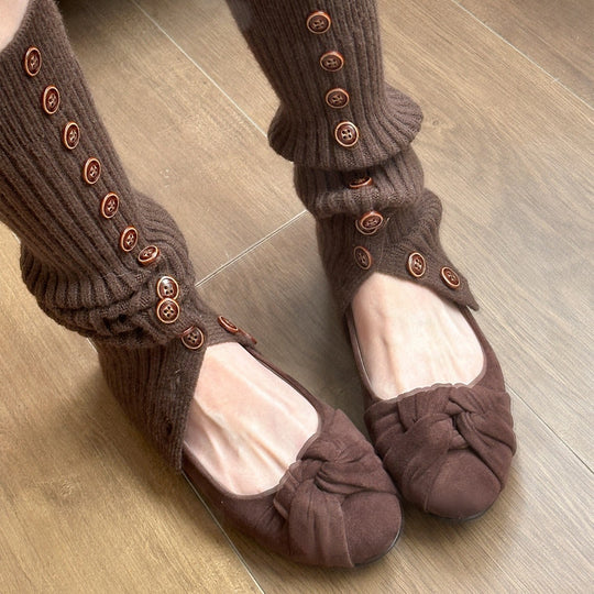 Damen Ballerinas mit elegantem Schleifenakzent und weichem Veloursleder R&B