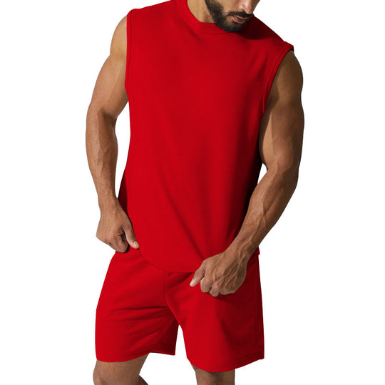 Herren sportliches Kurzarm-Set aus atmungsaktivem Material R&B
