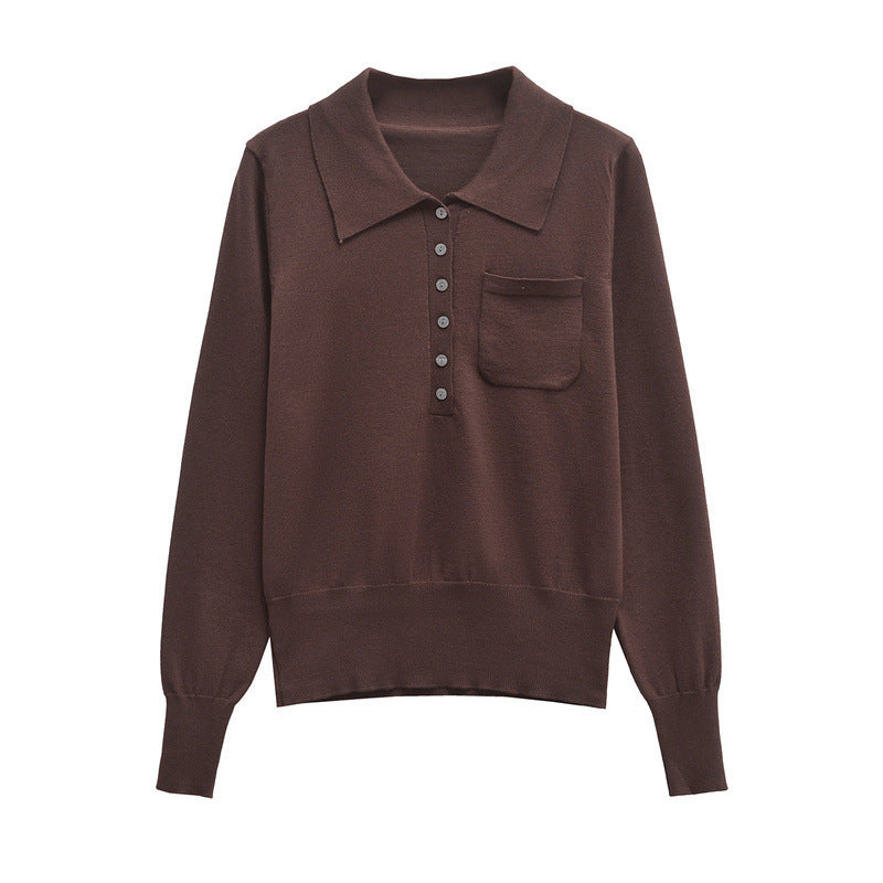 Damen Poloshirt mit Knopfleiste und Brusttasche R&B