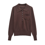 Damen Poloshirt mit Knopfleiste und Brusttasche R&B