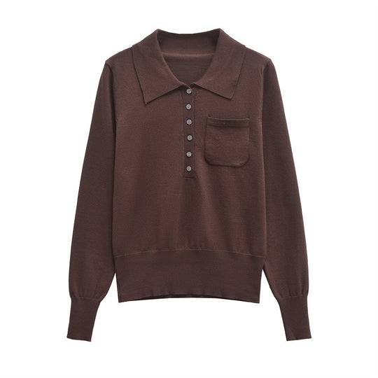 Damen Poloshirt mit Knopfleiste und Brusttasche R&B