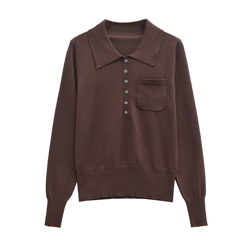 Damen Poloshirt mit Knopfleiste und Brusttasche R&B