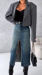 Damen Modischer Oversized Blazer aus hochwertigem Material R&B