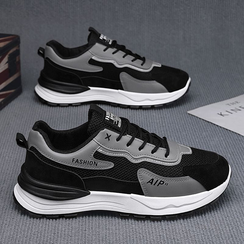 Damen Sportliche Lauf-Sneaker mit atmungsaktiver Mesh-Oberfläche und dämpfender Sohle EB