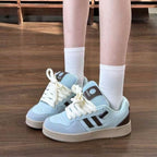 Damen Sportliche Lifestyle Sneakers mit modischem Retro-Design