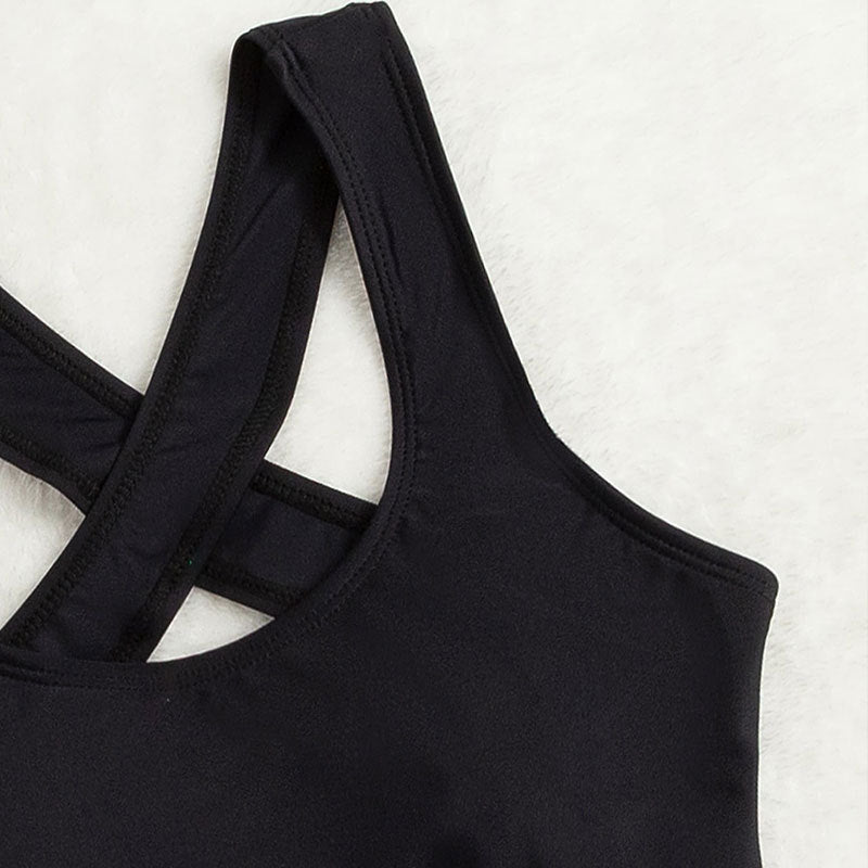 Damen Sportlicher Einteiler Badeanzug